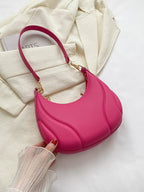 Fashionable Solid Color Versatile Shoulder Bag For Women shein