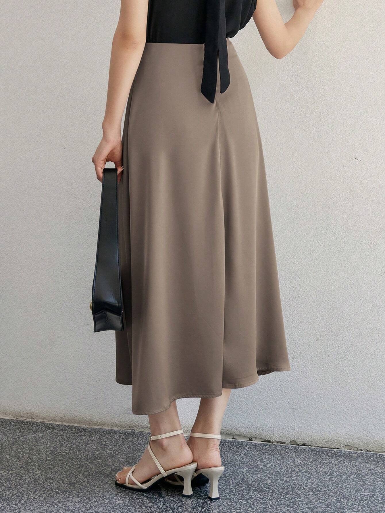 DAZY Women's Occasion & Back To School A-Line Skirt shein