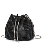 Lightweight,Business Casual Rhinestone Decor Bucket Bag Shein