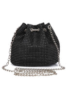 Lightweight,Business Casual Rhinestone Decor Bucket Bag Shein