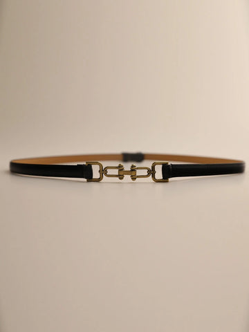 1pc Women Symmetrical Buckle Fashion Belt