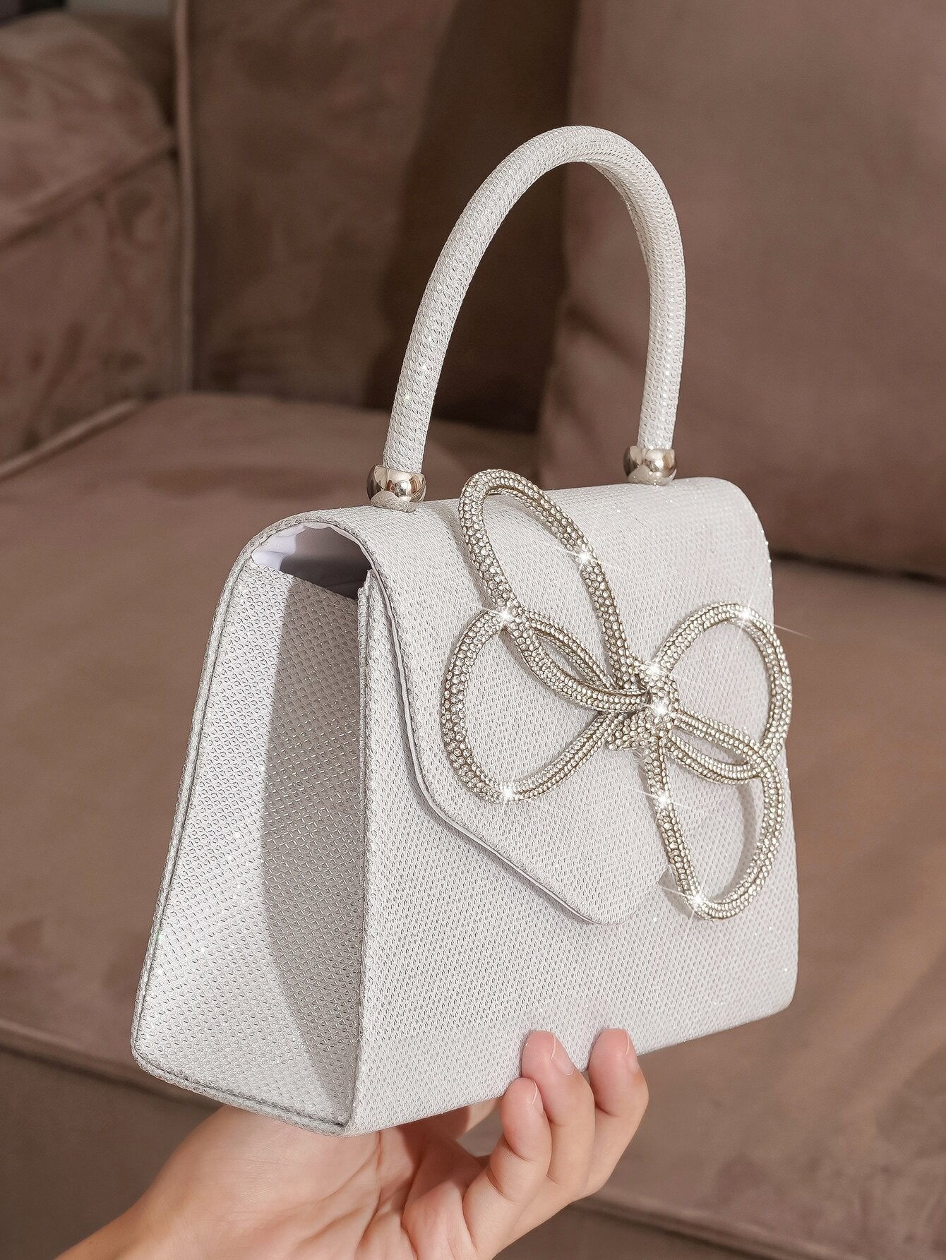 Vincy Glitter Handbag Glamorous, Elegant, Exquisite, Quiet Luxury Sequin, Stylish, Luxury, Shiny Glamorous Square Bag shein