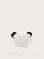 Cartoon Bear Design Novelty Bag With Zipper For Daily Use shein