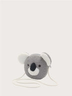 Cartoon Bear Design Novelty Bag With Zipper For Daily Use shein