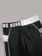 2pcs Women Solid Color Drawstring Hoodie Top And Pants Casual Sports Set shein