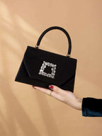 Glitter Bling,Shiny Glitter, Shiny, Luxury, Glamorous, Elegant, Exquisite 1pc Elegant & Fashionable Glitter Velvet Evening Bag shein