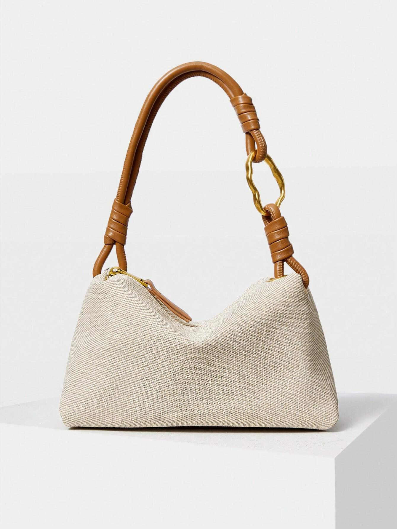 MOTF PREMIUM WOMEN'S COMMUTE FASHIONABLE CASUAL ZIPPER SHOULDER BAG shein