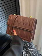 Fashionable New Arrival 3d Embossed Stereo Shoulder Bag With Large Capacity shein