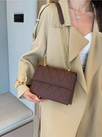 Fashionable New Arrival 3d Embossed Stereo Shoulder Bag With Large Capacity shein