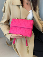 Fashionable New Arrival 3d Embossed Stereo Shoulder Bag With Large Capacity shein