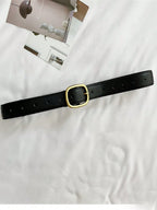 1pc Women's Simple Fashionable Casual Pu Leather Decorative Belt For Jeans shein