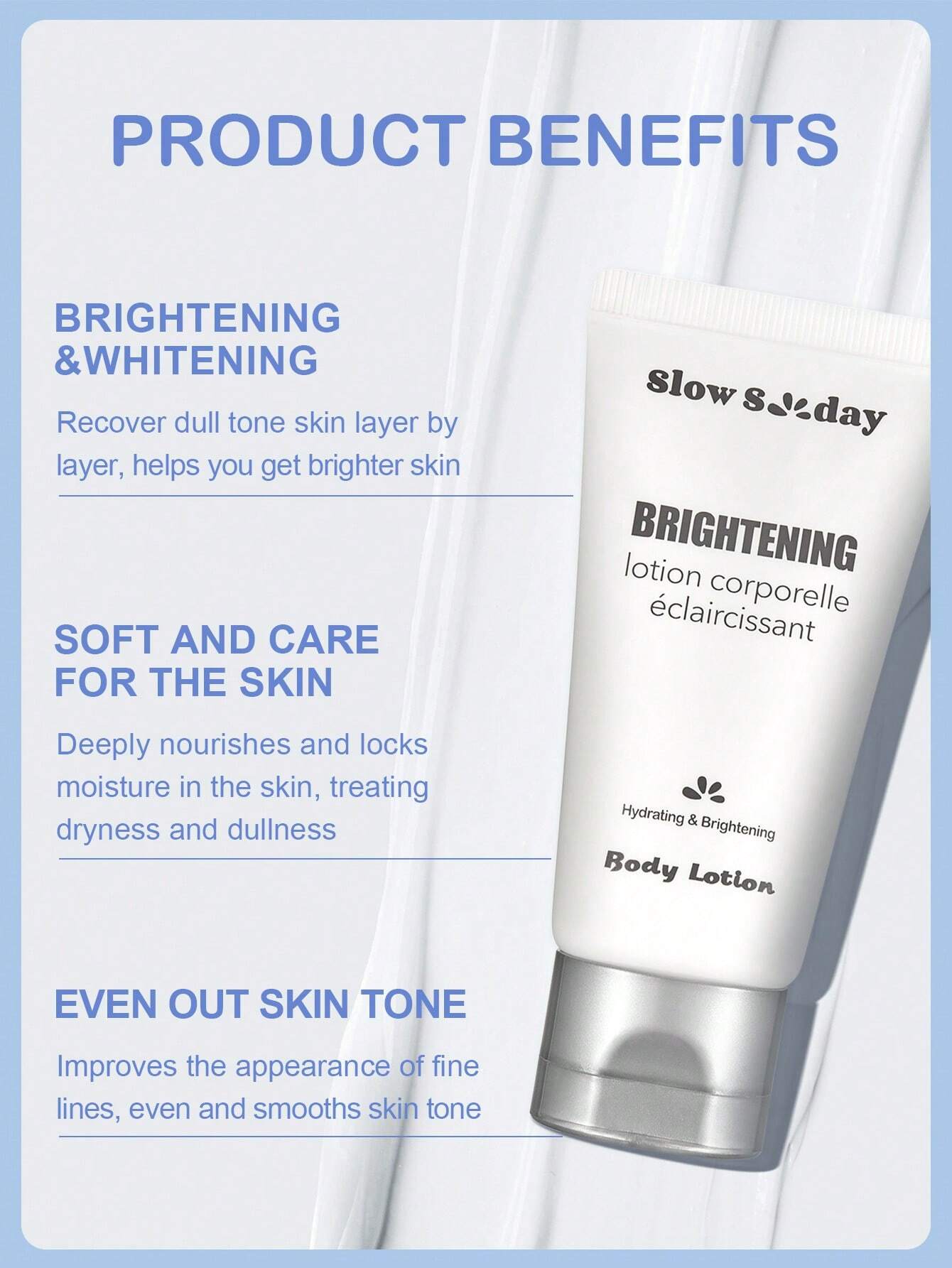 SlowSunday Brightening Body Lotion shein