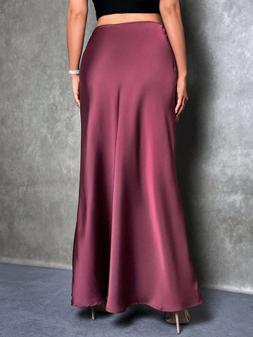 Raffinéa Women's Solid Color Basic Skirt