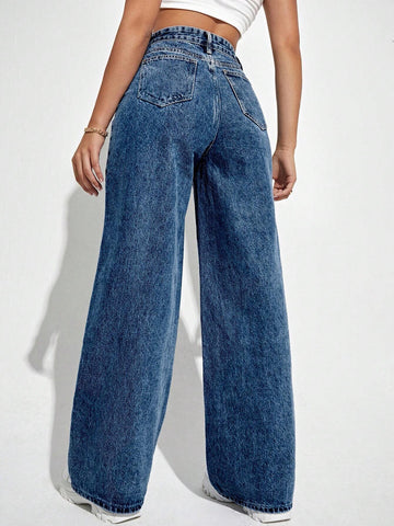 Wide Leg Jeans shein