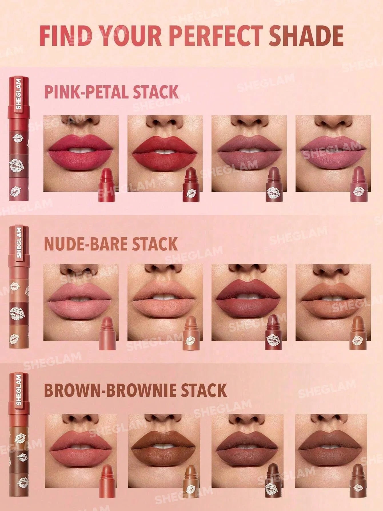 MEGA LIP STACKS SHEGLAM