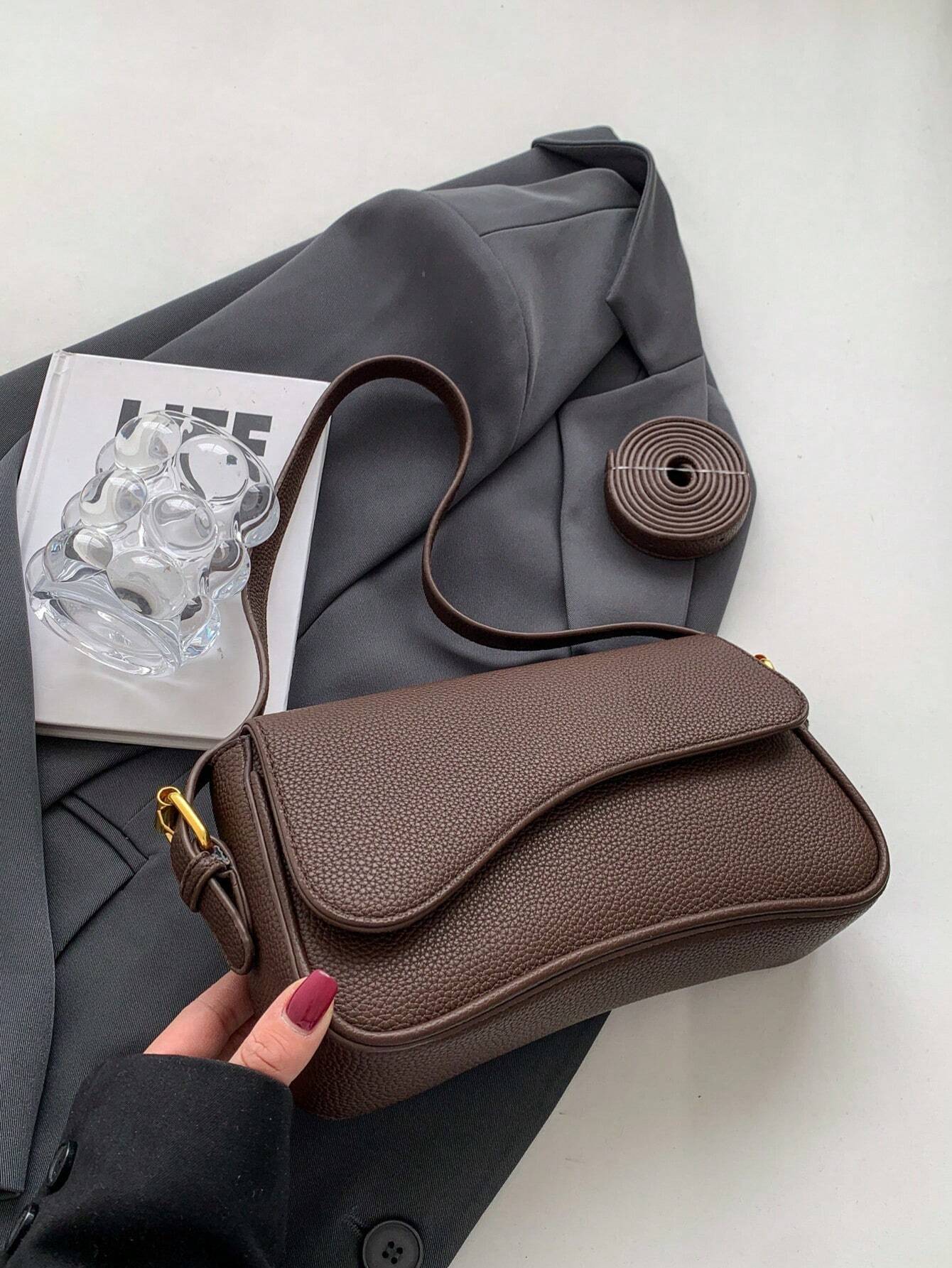 New Trendy Versatile Single Shoulder Bag shein