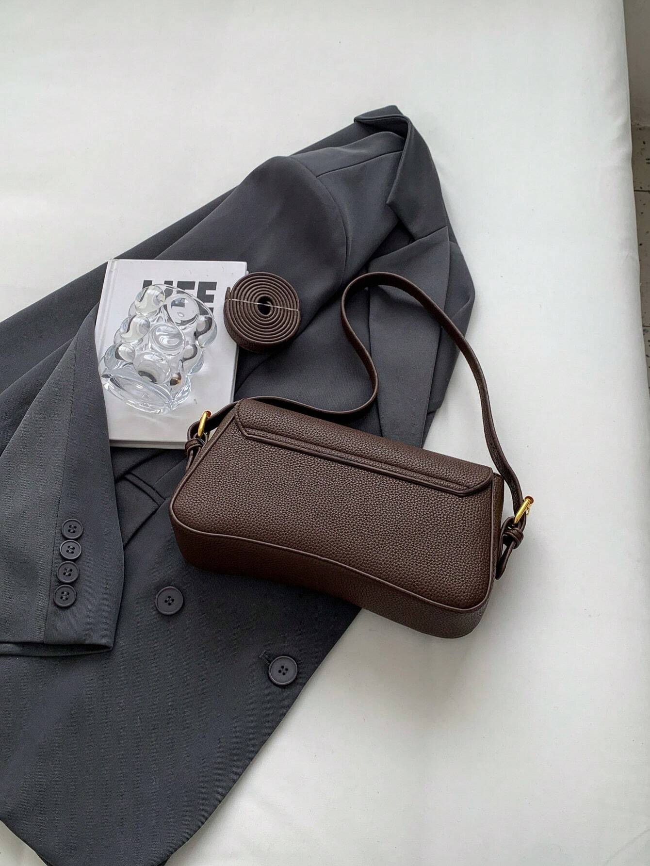 New Trendy Versatile Single Shoulder Bag shein