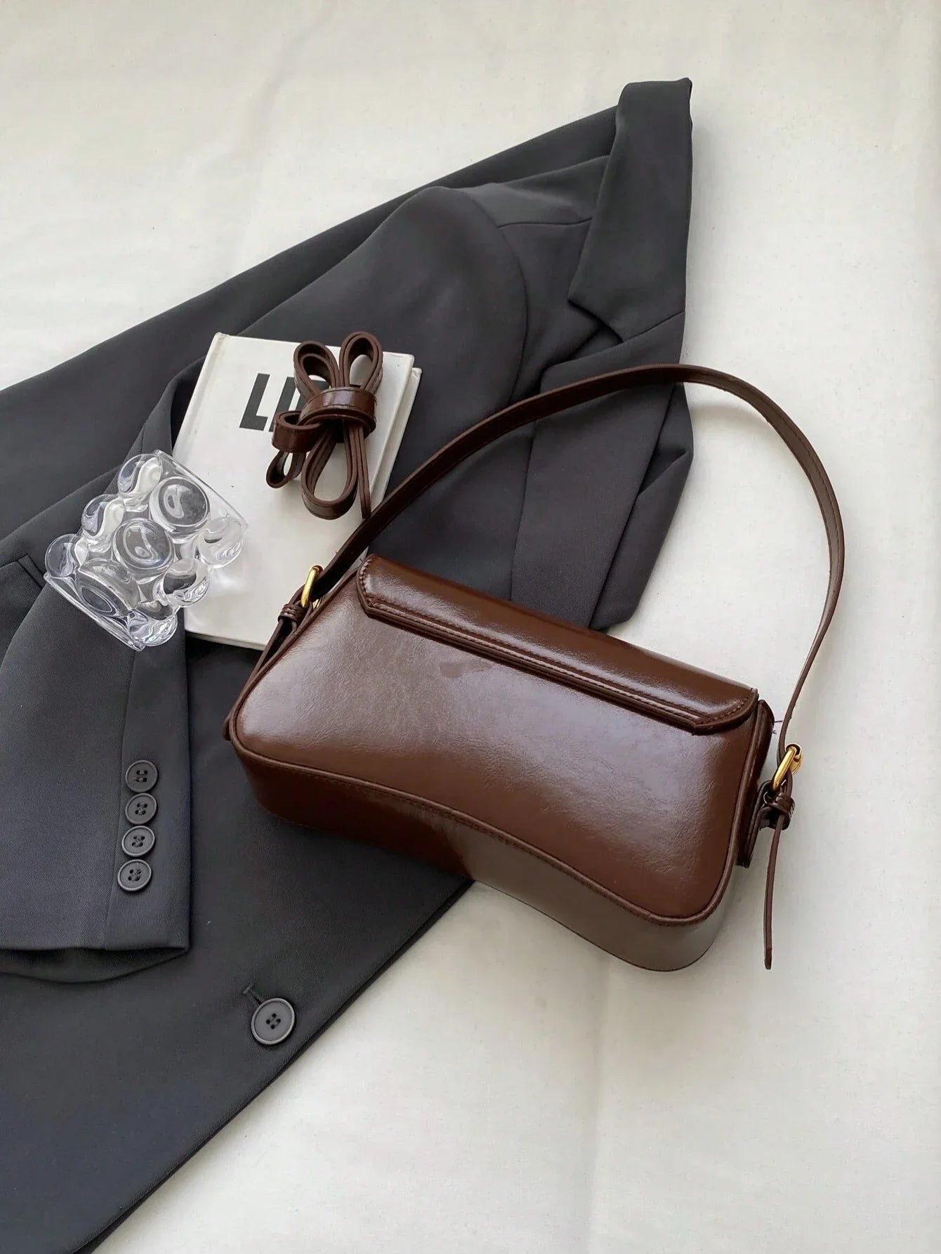 Dopamine Fashionable Women Crossbody Bag shein