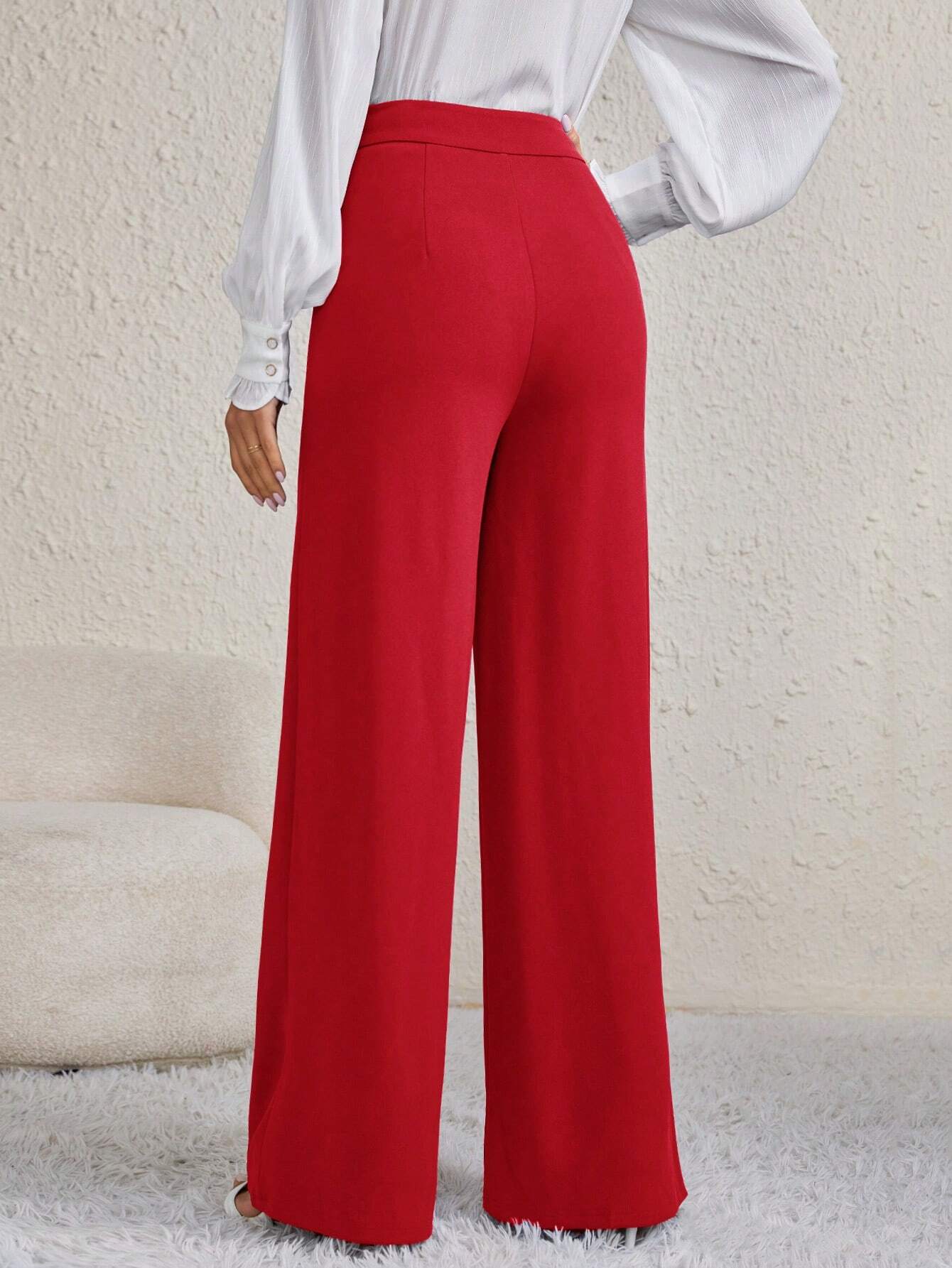 Tall High Waist Wide Leg Pants