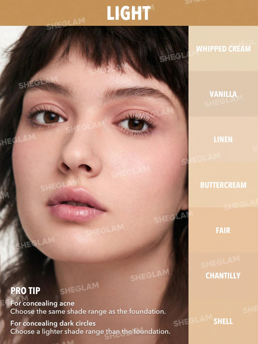 12-Hr Full Coverage Concealer SHEGLAM