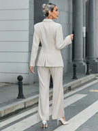 Clasi Women'S Solid Color Suit Set shein