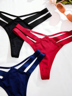 3pack Cut Out Panty Set shein