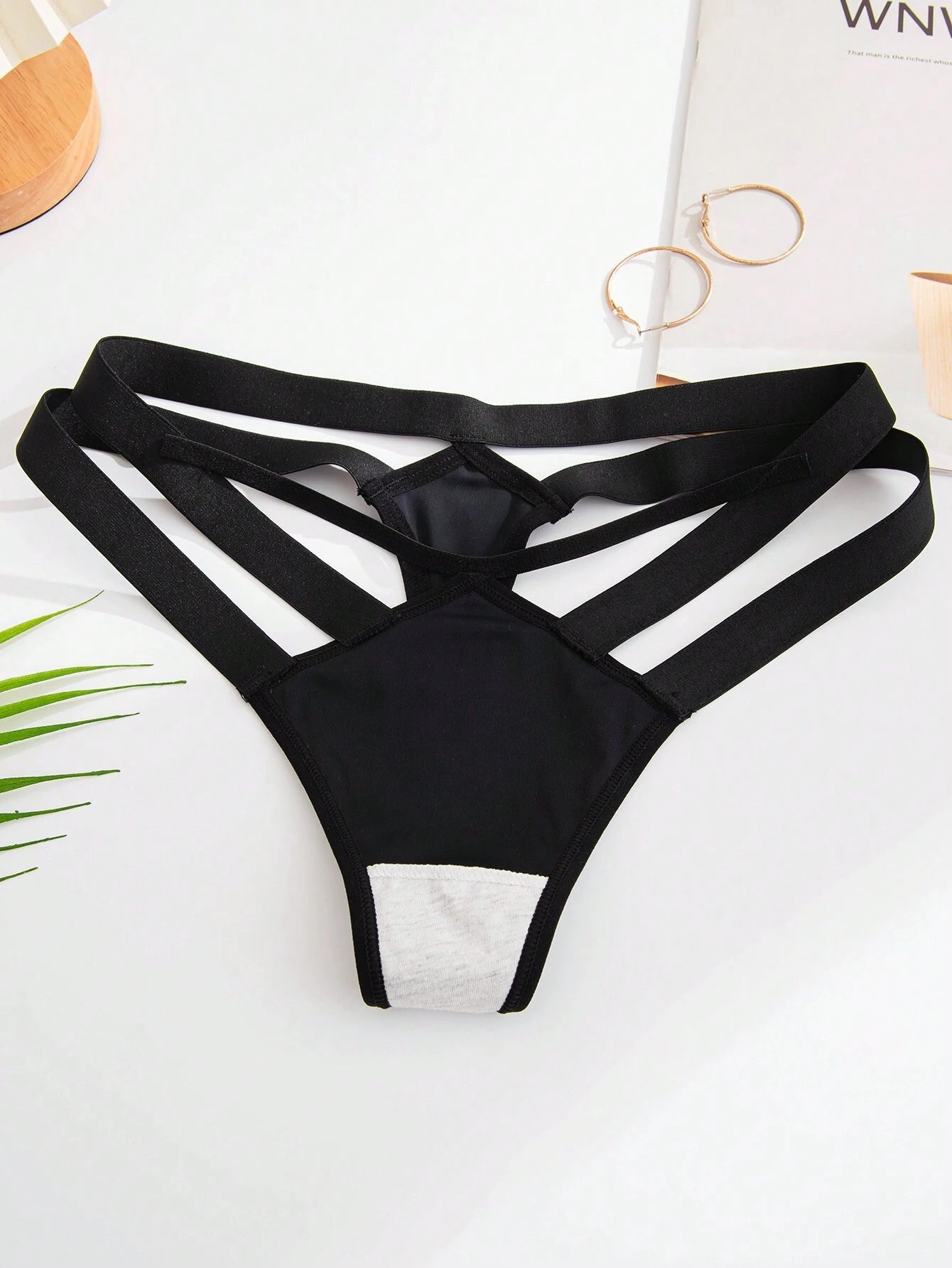 3pack Cut Out Panty Set shein