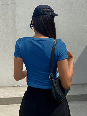 DAZY Crop Short Sleeve T-Shirt