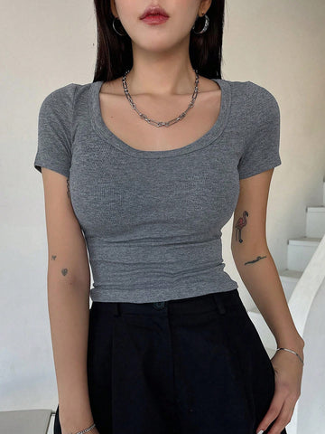 DAZY Crop Short Sleeve T-Shirt