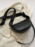 Fashionable Solid Color Mini Crossbody Bag shein