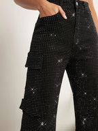 Haute Women's Flap Pocket Straight-Leg Jeans shein