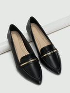 Women's Pointed Toe Ballet Flats shein