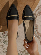 Women's Pointed Toe Ballet Flats shein