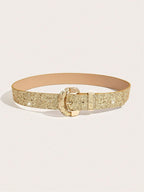 1pc Women Metal Buckle Belt shein