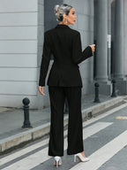 Clasi Women'S Solid Color Suit Set shein