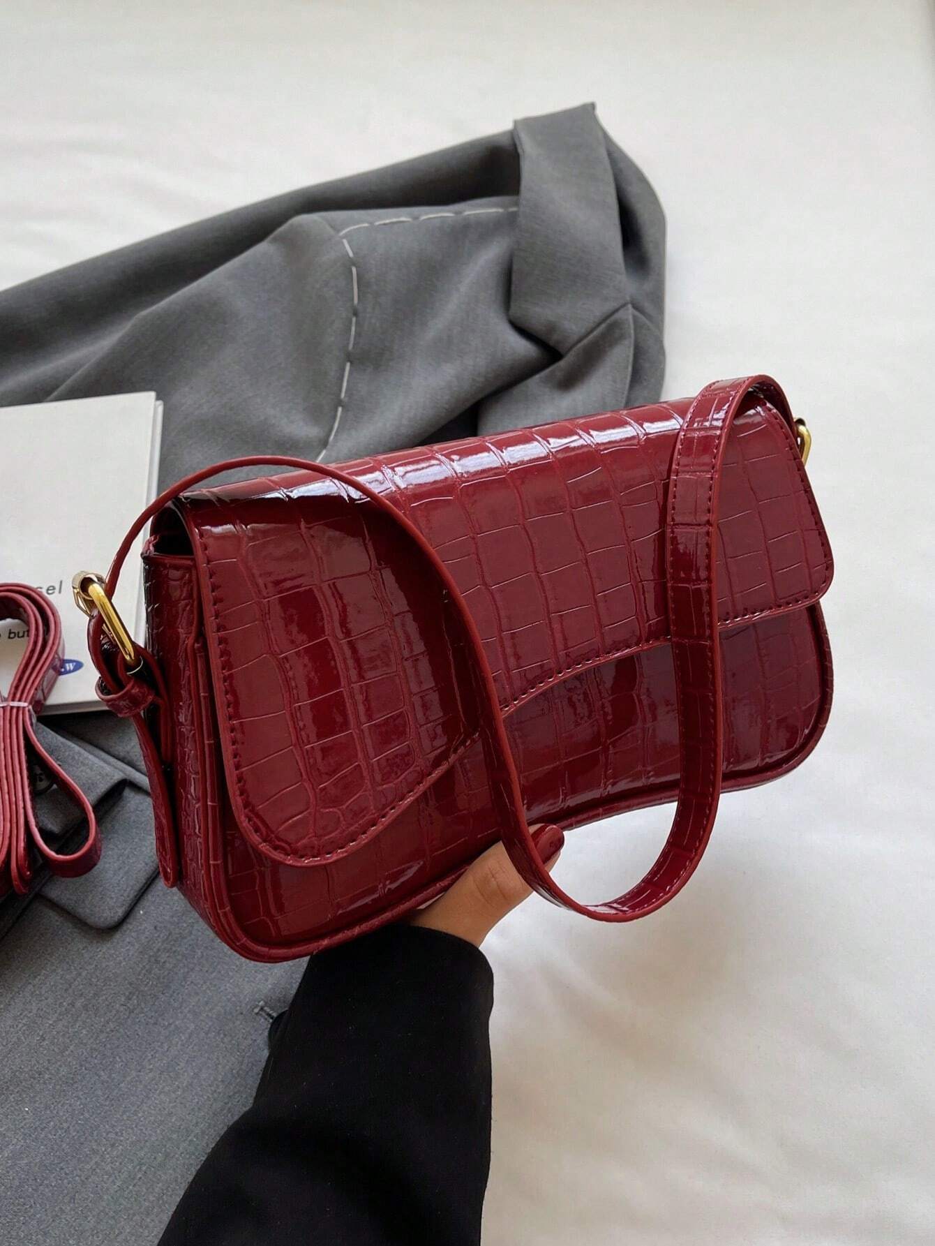 Dopamine Fashionable Women Crossbody Bag shein