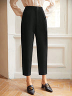 MOTF PREMIUM TAPERED CROPPED PANTS shein