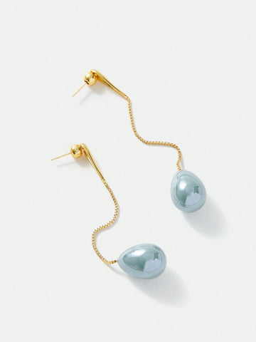 MOTF PREMIUM FAUX PEARL DROP EARRINGS shein