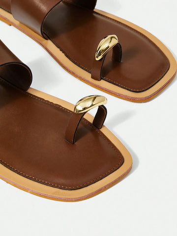 MOTF PREMIUM CASUAL COMFORTABLE SLIP-ON WOMEN'S FLAT SANDALS