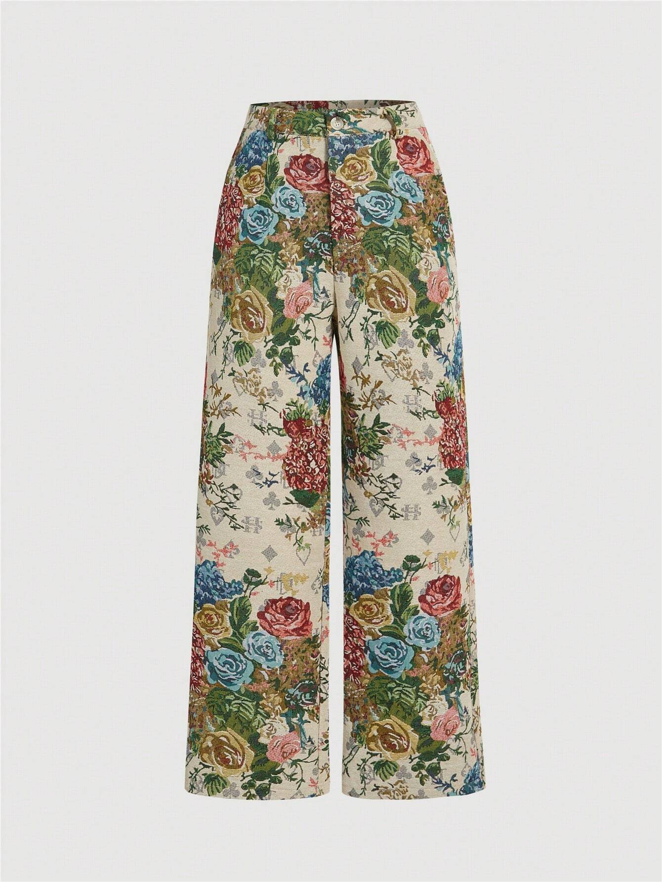 MOD Women's Floral Printed Pants shein