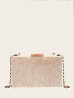 Acrylic Clutch Purses For Women With Marbling Purses And Handbags shein