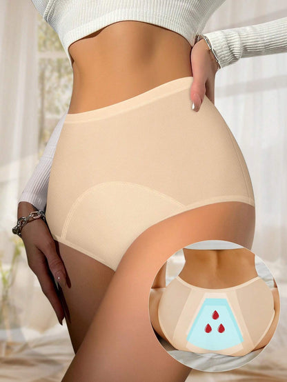 Breathable Mesh Ice Silk Seamless Menstrual Period Leakproof High Waist Tummy Control Comfortable Shapewear Safety Pants shein