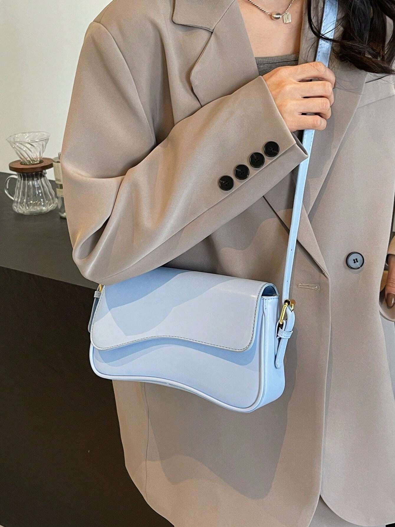 New Trendy Versatile Single Shoulder Bag shein