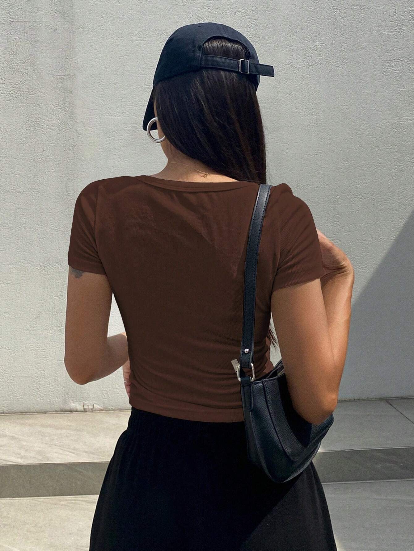 DAZY Crop Short Sleeve T-Shirt