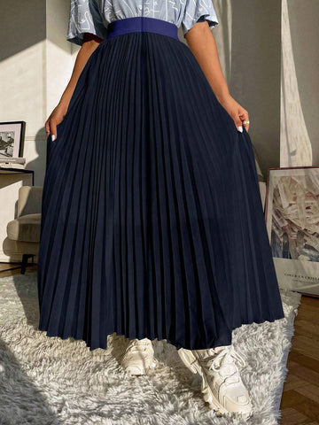 Mulvari High Waist Maxi Pleated Skirt