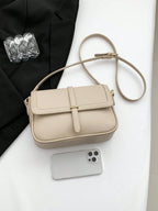 Lightweight,Business Casual Vintage Design Flap Square Bag shein