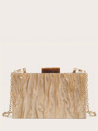 Acrylic Clutch Purses For Women With Marbling Purses And Handbags shein