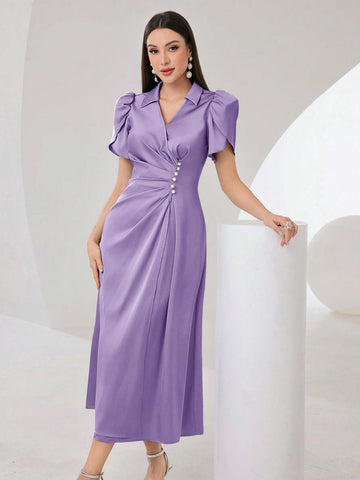 Elegant Evening Party Maxi Dress shein