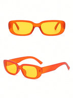 1pc Women Square Fashionable & Versatile Vacation Sunglasses shein
