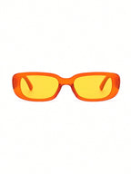 1pc Women Square Fashionable & Versatile Vacation Sunglasses shein